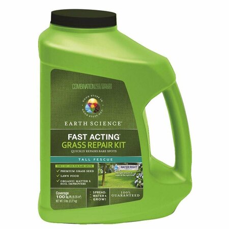 EARTH SCIENCE 5 lbs Fast Acting Tall Fescue Grass Full Sun Grass Repair Kit 7013495